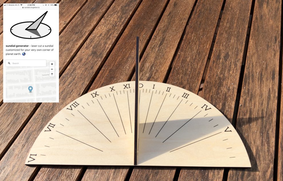 sundial in my garden