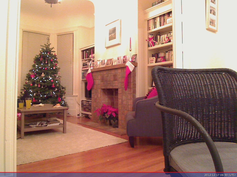 960x720 image from my webcam, taken with the Pi
