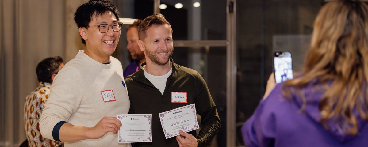 Celebrating community builders at a Dreamer event